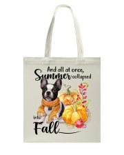 Into Fall - French Bulldog 2 Tote Bag tile