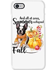 Into Fall - French Bulldog 2 Phone Case tile