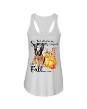 Into Fall - French Bulldog 2 Ladies Flowy Tank tile