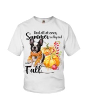 Into Fall - French Bulldog 2 Youth T-Shirt tile
