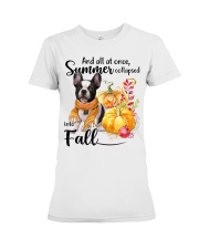 Into Fall - French Bulldog 2 Premium Fit Ladies Tee tile