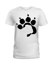 Dog Foot - American Bulldog Ladies T-Shirt tile