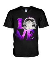 Heaven Love - Havanese 1 V-Neck T-Shirt tile