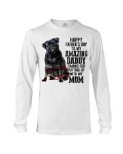 Daddy Black Pug Long Sleeve Tee tile