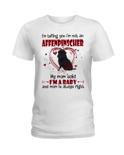 Dog Baby - Affenpinscher Ladies T-Shirt tile