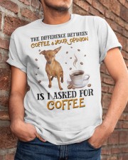 The Difference - RED Miniature Pinscher Classic T-Shirt apparel-classic-tshirt-lifestyle-26