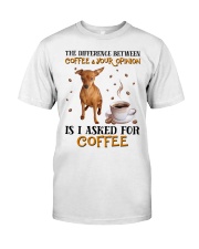 The Difference - RED Miniature Pinscher Premium Fit Mens Tee tile