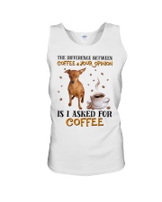 The Difference - RED Miniature Pinscher Unisex Tank tile