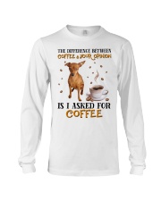 The Difference - RED Miniature Pinscher Long Sleeve Tee tile