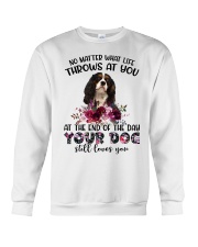 At The End - Cavalier King Charles Spaniel 3 Crewneck Sweatshirt tile