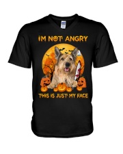 Angry - Berger Picard V-Neck T-Shirt tile