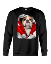 Canada Flag - English Bulldog 1 Crewneck Sweatshirt tile