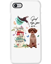 Chosen - RED Schnoodle Phone Case tile