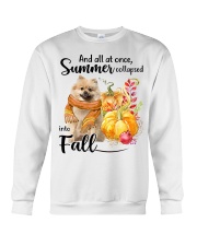 Into Fall - CREAM Keeshond Crewneck Sweatshirt tile