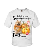 Into Fall - CREAM Keeshond Youth T-Shirt tile