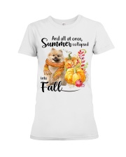 Into Fall - CREAM Keeshond Premium Fit Ladies Tee tile