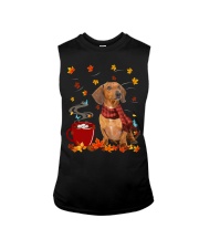 Hot Chocolate - Red Dachshund Sleeveless Tee tile