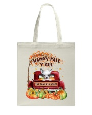 Pumpkin House - Chinese Crested Dog Tote Bag tile