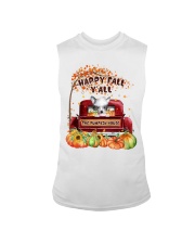 Pumpkin House - Chinese Crested Dog Sleeveless Tee tile
