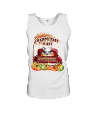 Pumpkin House - Chinese Crested Dog Unisex Tank tile