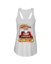Pumpkin House - Chinese Crested Dog Ladies Flowy Tank tile