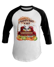 Pumpkin House - Chinese Crested Dog Baseball Tee tile