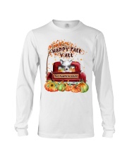 Pumpkin House - Chinese Crested Dog Long Sleeve Tee tile