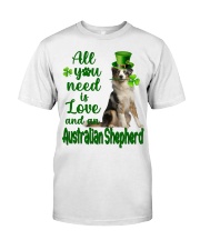 Lucky Need - BLUE MERLE Australian Shepherd Premium Fit Mens Tee tile