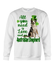 Lucky Need - BLUE MERLE Australian Shepherd Crewneck Sweatshirt tile