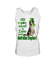 Lucky Need - BLUE MERLE Australian Shepherd Unisex Tank tile
