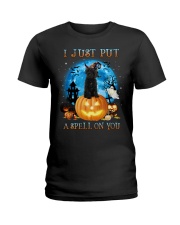 Spell - BLACK Labradoodle Ladies T-Shirt tile