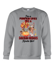 Pumpkin Girl - Siberian Huskies Crewneck Sweatshirt tile