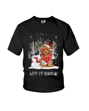 Xmas Reindeer - Miniature Poodle Youth T-Shirt tile