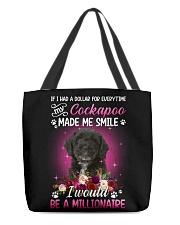Millionaire - BLACK Cockapoo All-Over Tote tile