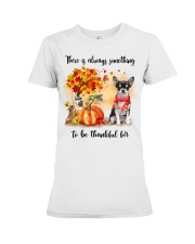 Thankful For - BLACK Chihuahua Premium Fit Ladies Tee tile