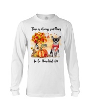 Thankful For - BLACK Chihuahua Long Sleeve Tee tile