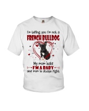 Dog Baby - French Bulldog 1 Youth T-Shirt tile