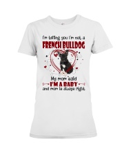 Dog Baby - French Bulldog 1 Premium Fit Ladies Tee tile