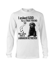 I asked God - Labrador retriever Long Sleeve Tee tile