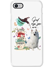 Chosen - American Eskimo Phone Case tile