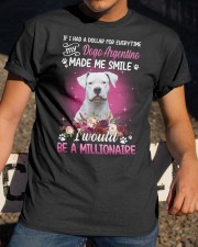 Millionaire - Dogo Argentino Classic T-Shirt apparel-classic-tshirt-lifestyle-28