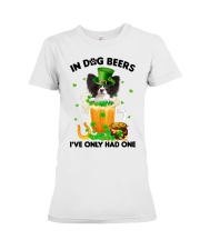 Dog Beers - Papillon 3 Premium Fit Ladies Tee tile