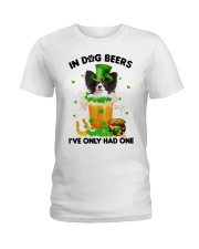 Dog Beers - Papillon 3 Ladies T-Shirt tile