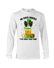 Dog Beers - Papillon 3 Long Sleeve Tee tile
