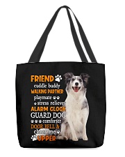 Playmate - Blue Merle Collie All-Over Tote tile