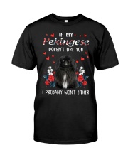 Either - BLACK Pekingese Premium Fit Mens Tee tile