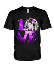 Heaven Love - Rat Terrier 2 V-Neck T-Shirt tile