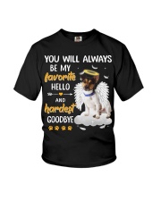 Hardest Goodbye - Rat Terrier 2 Youth T-Shirt tile