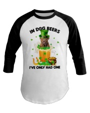 Dog Beers - Dogue de Bordeaux Baseball Tee tile