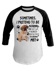Sometimes - Puggle 1 Baseball Tee tile